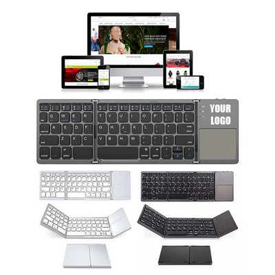 Universal Wireless Folding Keyboard With Touchpad