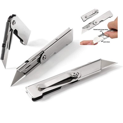 Premium Utility Knife Box Cutter Retractable Heavy Duty Razor Knife