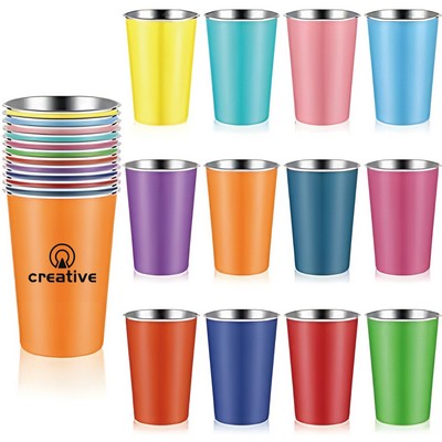 16 Oz Stainless Steel Party Pint Cup