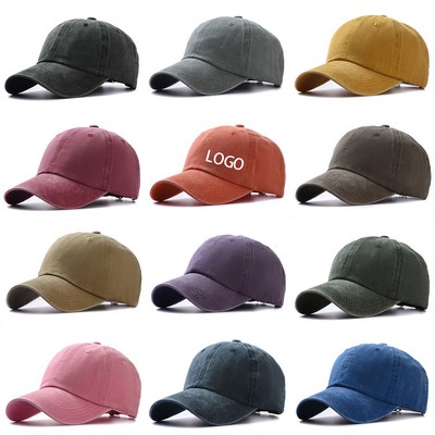 Six Panel Cotton Baseball Cap