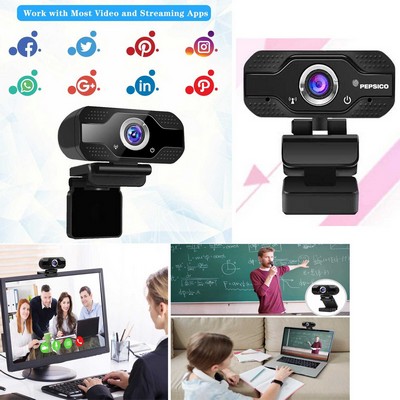 Kidder iBank® Webcam with Microphone for Desktop or Laptop Computers