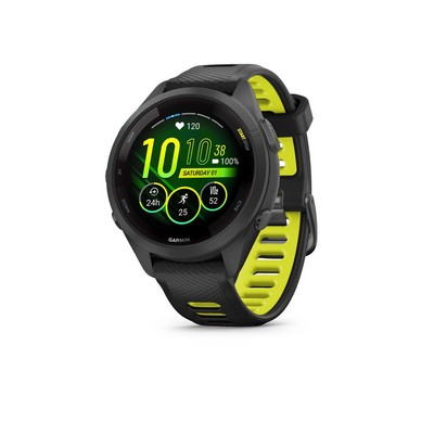 Garmin® Forerunner 265S Running Smartwatch Black/Amp Yellow