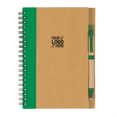 Notebook with Matching Pen Set