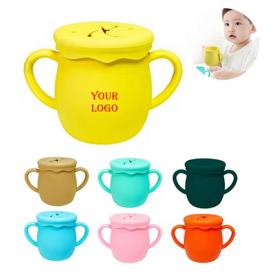 Baby Silicone Snack Cup With Lid