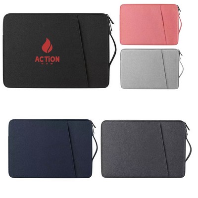 Oxford Laptop Sleeve&Front Zipped Compartment