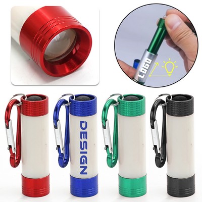 Mini Torch Zoomable Pocket Led Keychain Flashlight for Camping