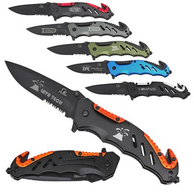 Premium Highlight Emergency Rescue Knife