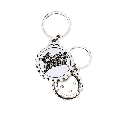 Twist-Off Bottle Opener Key Chain (1.5 in Dia)