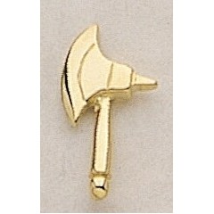 Hatchet Marken Design Cast Lapel Pin (Up to 7/8")