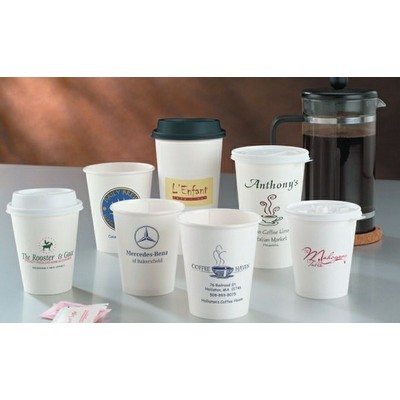 16 Oz. White Hot Paper Cup (Ink Imprinted)