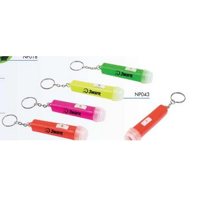 3-1/2" Mini Flashlight Keychain