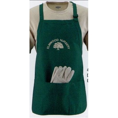 Augusta Sportswear Twill 65/35 Poly Cotton Medium Length Apron w/ Pouch