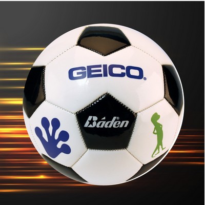 Soccer Ball, Size 4 Synthetic w/ Dual Print Panel