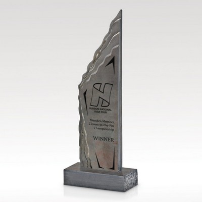 Charcoal - Multicolored Slate Award - Solace