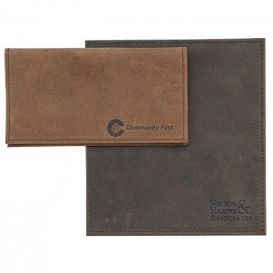 Top Grain Leather Chek-Keeper II Checkbook Cover