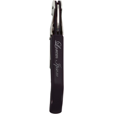 PullPlus™ All Black Vintage Waiter's Corkscrew