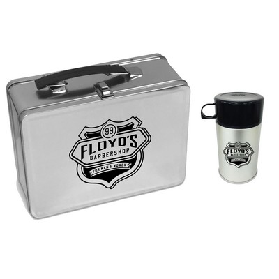 Lunch Box & Thermos w/Screen Print