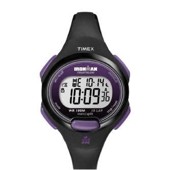 Timex Ironman Black/Purple Traditional 10 Lap Mid-Size Watch