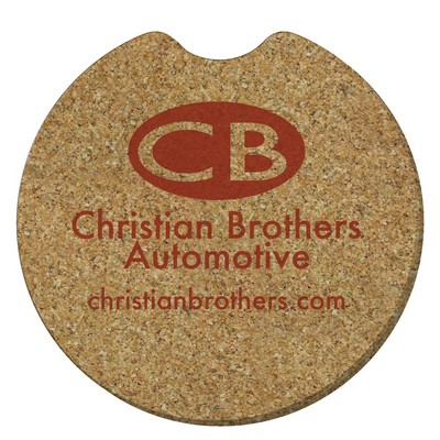 Cork Car Coaster | Circle | 2 1/2" dia.