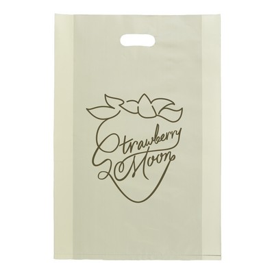 Frosted Ivory Colored Poly Merchandise Bag/ 2.5 Mil ( 14"x3"x21")