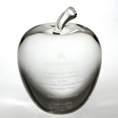 3-7/8" Smooth Apple Paperweight