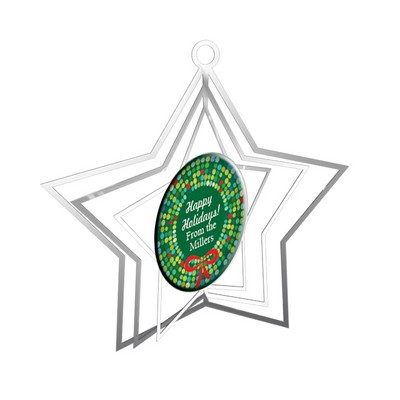 Express 3" Star (3D) Holiday Ornament (Domestically Produced)