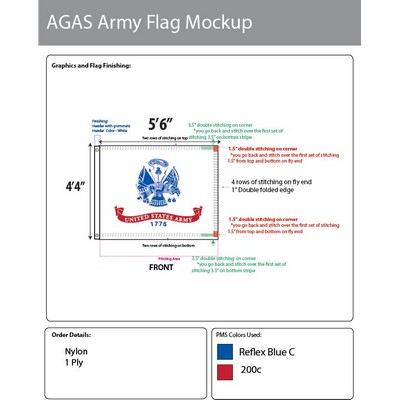 Army Flags 52x66 inch