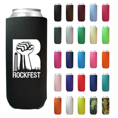 24 Oz. Tall Boy Can Cooler (Screen Printed)