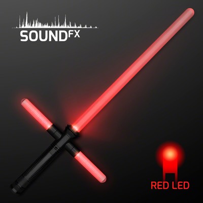 Red Light Up Cross Saber - BLANK