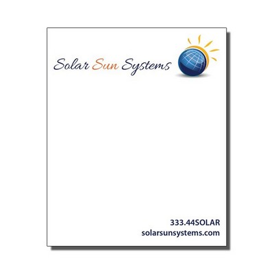 Full-Color Notepads - 25 Sheets (3.5" x 4.25")