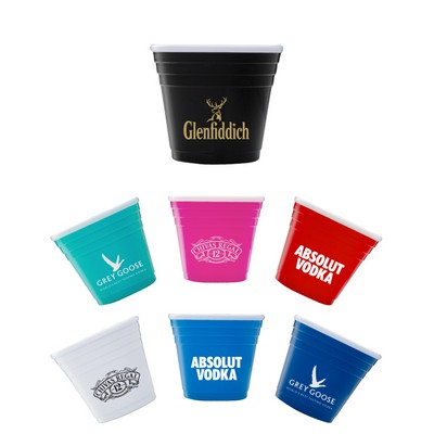 Union Printed - (2 oz.) Colored Shot Glasses with 1-Color Print