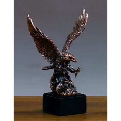 Eagle In Flight, 10"W x 14"H