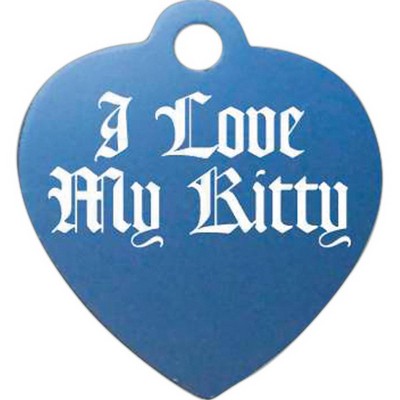 Small Heart Pet / ID Tag (3/4" x 13/16")