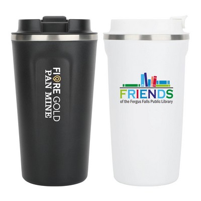 16 oz. Travel Stainless Steel Leakproof Vacuum Insulated Coffee Cup w/ lid