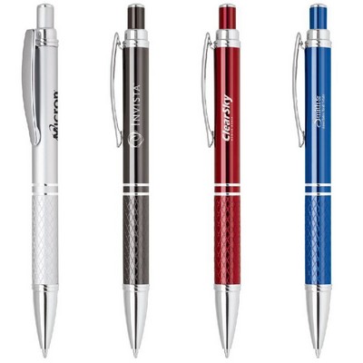 Klavier-IV Aluminum Ballpoint Pen w/Diamond Etched Grip