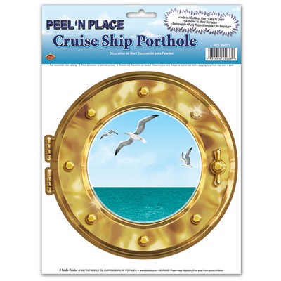 Cruise Ship Porthole Peel 'n' Place