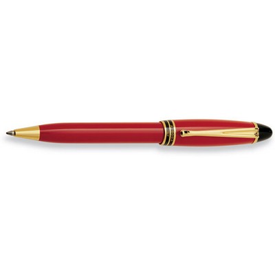 Luxury Line Aurora Ipsilon Resin Red & Gold Ballpoint Pen