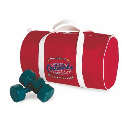 Small Round End Sport Bag (Polyester)