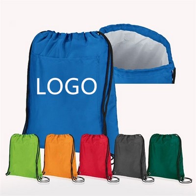 Insulated Drawstring Cooler Bag