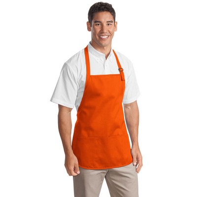 Port Authority® Medium Length Apron w/Pouch Pocket