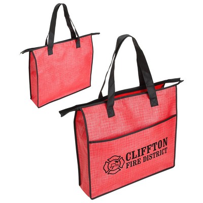 Concourse Heathered Non-Woven Tote