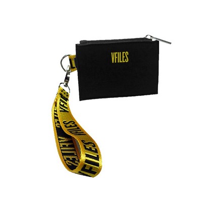 Faux Neoprene Coin Pouch