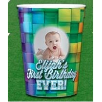 Full Color Stadium Cup (12 Oz.)