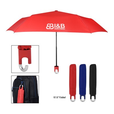 38" Arc Clipper Compact Telescopic Umbrella