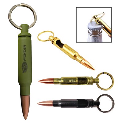 Bullet Bottle Opener Keychain