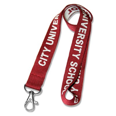 3/4" Premium Woven Lanyard