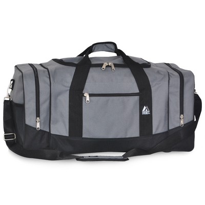 Everest Large Gray/Black Sporty Gear Bag