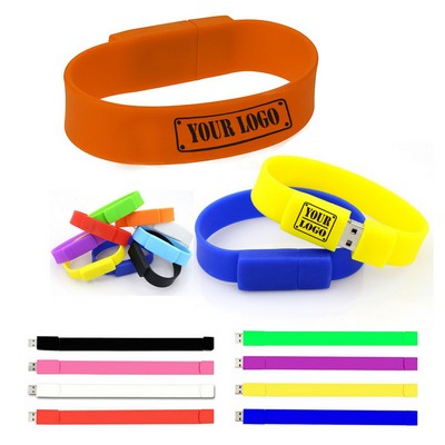 Silicone Bracelet USB Drive