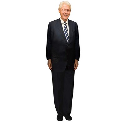 Bill Clinton Cardboard Cutout Stand Up| Standee Picture Poster Photo Print Approx 6 Ft Tall