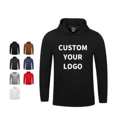 High Quality Fiber And Cotton Pullover Hoodie